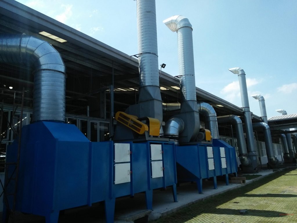 Hệ thống xử lý bụi và khí thải tại lò đốt rác công nghiệp uy tín ở TP. HCM