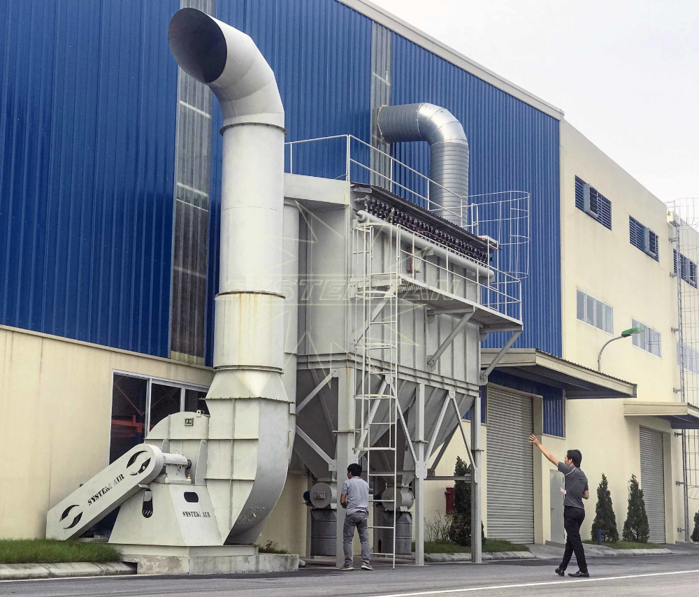 Hệ thống xử lý bụi và khí thải tại lò đốt rác công nghiệp uy tín ở TP. HCM